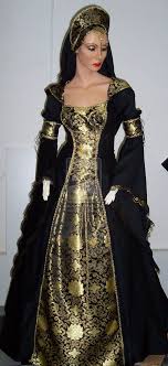 Black And Gold Dresses For Women Black Gold Dress By Azinovic On Deviantart Gold And Black Dress Historical Dresses Dresses