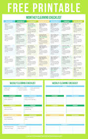 I realized a good cleaning schedule template is hard to find! The Best Free Printable Cleaning Checklists Sarah Titus From Homeless To 8 Figures