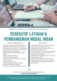 Jawatan kosong sme bank terkini 17 ogos 2017: Makluman Jawatan Kosong Eksekutif Al Amin Edu Oasis Facebook