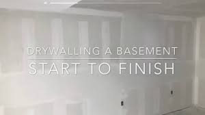 Find out more about insulating basement walls and framing basement walls here. Drywalling A Basement Start To Finish Youtube