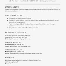 A Good Sample Theater Resume