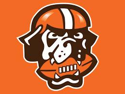 Numbers and letters are in white. Dawg Pound Logo Cleveland Browns Logo Cleveland Browns Cleveland Indians Baseball