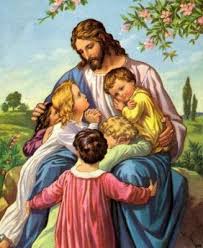 Pangkas file gambar online dan gratis. Jesus Christ Pictured With Children Katolik Gambar Kasih Yesus