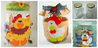 Manualidades tutoriales paso a paso y un sinfín de ideas para hacer manualidades en casa. Recicla Frascos De Vidrio Y Decora Tu Cocina Con Gallinitas En Foami Haz Manualidades