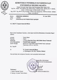 Contoh Surat Lamaran Magang Di Instansi Pemerintah Surat Pemerintah Universitas Negeri