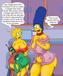 Lisa Simpson and Marge Simpson Milf Chubby Big Breast Half Naked < Your  Cartoon Porn