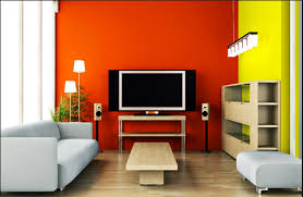 ❤ cari inspirasi warna cat rumah di sini, ada beragam warna cantik buat ruangan ini terlihat sangat hidup dengan kombinasi warna cat rumah dark orange, hijau dan putih. Desain Cat Ruangan Rumah Minimalis Wild Country Fine Arts