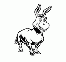 Shrek dreamworks animation printable coloring pages coloring pages for kids fairytale creatures strange noises fire breathing dragon three little pigs art pages. Pictures Of Donkey From Shrek Coloring Home