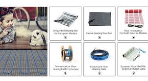 Maybe you would like to learn more about one of these? Electric Radiant Floor Heating Mats For Heating Non Rectangular Area China Heating Heating Mat Made In China Com