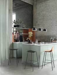 Scandinavian Bar Stool Inspiration From Muuto With An Expression That Is Both Comfortable And H Modern Kitchen Design Interior Design Kitchen Kitchen Interior