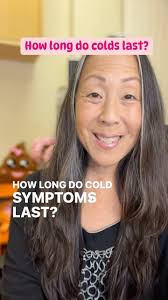 🤧How long can cold symptoms last?, ‼️According to the CDC