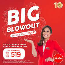 Airasia big sale 2019 from rm 12++ | fly from kuala lumpur, penang, johor bahru, kuching, kota kinabalu the #airasiabigsale really makes your world smaller with our free seats! Airasia Welcomes 2019 With 1 9 Million Promo Seats Fly From As Low As P519 Grab Your Promo Seats Now At Airasia Com Airasia Newsroom