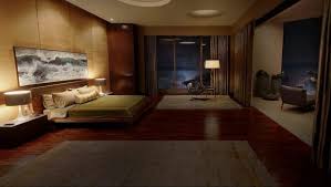 Fifty Shades Darker Inside Christian Grey S Penthouse Gray Master Bedroom Dream House Rooms Dark Master Bedroom