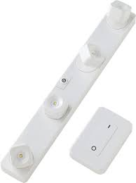 Honwell battery powered ceiling light with remote, indoor/ outdoor led ceiling lights, wireless dllt led flushmount ceiling light with remote, 35w dimmable flush mount ceiling light fixture for living roombedroomdining roomkitchen lighting, timer, 3 light color changeable. Buy Light It Led Remote Control Battery Operated Ceiling Light Set White
