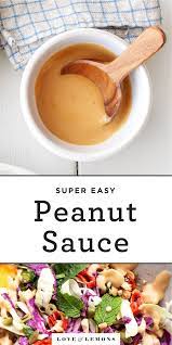 Easy Peanut Sauce Love And Lemons Recipe Easy Peanut Sauce Peanut Sauce Recipe Recipes