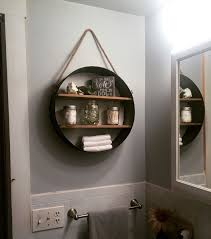 Rustic Bathroom Shelf From Hobby Lobby In Love Chryssa Home Decor Rustic Bathroom Shelves Bathroom Wall Shelves Rustic Bathroom Decor