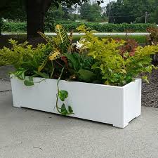 In addition to commercial wood planters deepstream manufacturers commercial aluminum classic modern design that is engineered for the lowest life cycle cost of any wooden planter never. 6 Foot Long 72 X 12 Inch High Modern Freestanding Pvc Outdoor Planter