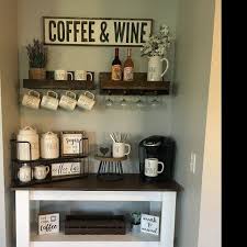 Affordable Kitchen Remodel Kitchen Kitchendecor Kitchenremodel Homedecor Kitchenremodeling In 2020 Coffee Bar Home Coffee Bars In Kitchen Wine And Coffee Bar