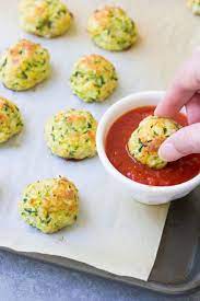 15 Healthy Appetizers You Can Whip Up Fast Healthy Appetizers Easy Zucchini Meatballs Healthy Superbowl Snacks