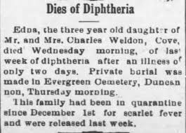 Edna Mae Weldon (1919-1922)