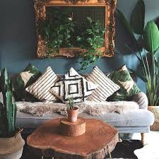 Bohemian Home Decor Ideas Using Designed Throw Pillow Covers And Cushions Dark Green Living Room Green Walls Living Room Living Room Wall Designs