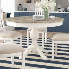 Francesca Dining Table Breakwater Bay Colour Table Base White Round Extendable Dining Table Grey Round Dining Table Oval Dining Room Table
