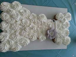 Wedding Dress Cupcake Cake This Was Made By Our Local Supermarket Publix Pretty Awesome For 3 Garden Wedding Cake Bridal Shower Cakes Bridal Shower Cupcakes