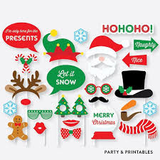 Instant Download Christmas Photo Booth Props And Sign Christmas Decoration Printable Photo Christmas Photo Booth Props Christmas Photo Booth Christmas Props