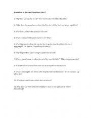 English Worksheets Homeless To Harvard Questions