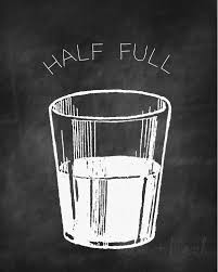Some say the glass is half full and blush, some say it's half empty and sink, i feel you are in the midst of, reaching out for another awesome drink! Chalkboard Glass Half Full Print 4 50 Via Etsy Glass Half Full Half Full Quotes Full Tattoo