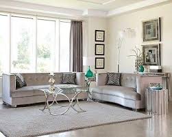 As a result, such original sets of upholstered furniture occupy a rather. Sleek Silver Gray Grey Velvet Sofa Loveseat Living Room Furniture Se Thom S Furniture Treasures