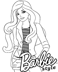 For your ease, we have collected barbie unicorn coloring pages that your daughter would love to. Modern Barbie Coloring Page With Original Logo