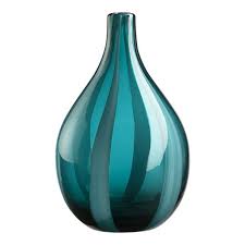 Koz Vase Crate Barrel Teal Vase Blue Home Decor Vase