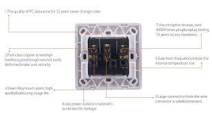 In position 1 when the switch is down or on com and l1 are connected together just like the one way switchin position 2 when the switch is up or off com and l2 are connected together. 3 Gang 1 Way Switch Double Pole Lamp Holder W Switch Buy Lamp Holder W Switch Product On Alibaba Com