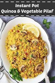 Quinoa Pulao Instant Pot Quinoa Pilaf Recipe Instant Pot Quinoa Vegan Recipes Healthy Quinoa Pilaf