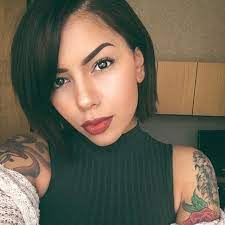 Short And Chic Hair On The Millennial Mama Pretty Voiceofhair Go To Voiceofhair Com Relaxed Hair Find Hairstyles Hair Styles