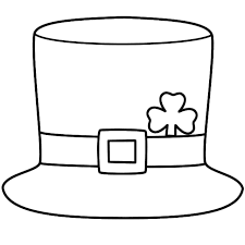 Leprechaun Hat Coloring Page St Patrick S Day St Patricks Day Crafts For Kids St Patrick S Day Crafts St Patricks Crafts