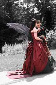 Browse out the compilation of best gothic wedding dresses. Medieval Black And Dark Red Gothic Wedding Dress Plus Size Ruffle Country Wedding Gown Lace Jacket Masquerade Costume Party Wear Wedding Dresses Aliexpress