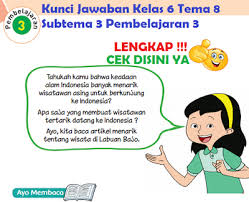 Soal tema 2 kelas 3 revisi 2018 soal tema 1 kelas 3 kurikulum 2013 contoh soal tematik. Lengkap Kunci Jawaban Kelas 6 Tema 8 Subtema 3 Pembelajaran 3 Simple News Kunci Jawaban Lengkap Terbaru