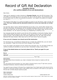 Sep 24, 2018 · proof of income is an important number to lenders, landlords,and many other entities. Record Of Gift Aid Declaration Template Making Music