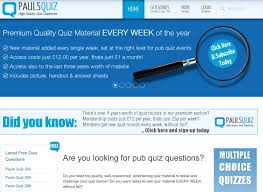 You'll have fun with this. Quiz Questions And Answers The 10 Best Online Resources Out There