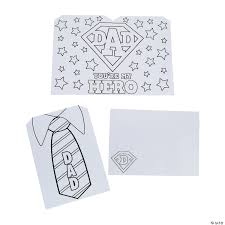 Include a digital gift card from brands dads love! Color Your Own My Hero Father S Day Cards Oriental Trading