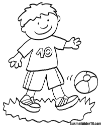 Ausmalbilder Kostenlos Fussball Spieler Malvorlagen Fur Kinder Ausmalbilder Ausmalbilder Kinder
