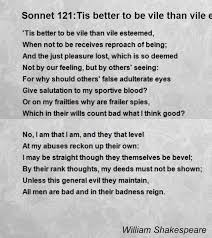 Shakespeare Sonnet 121 Shakespeare Sonnets Sonnets Poems