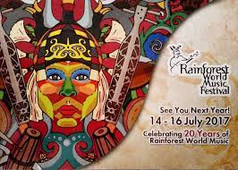 The rainforest world music festival 2019 is finally here. Save The Dates Of Rainforest World Music Festival 2017 Rainforest World Music Festival World Music Music Festival