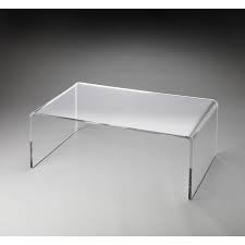 Acrylic coffee, console, sofa & end tables : Handmade Butler Crystal Clear Acrylic Cocktail Table Taiwan