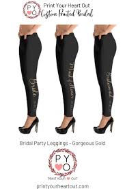 Black Blow Up Doll Bride Bridesmaid Leggings Black Leggings For Bridal Party Etsy Bridal Party Getting Ready Bridal Party Tshirts Bridal Party