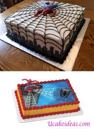 Square Birthday Cake Designs For Men Square Spiderman Cake Ideas U Cake Ideas Spiderman Birthday Cake Superhero Birthday Cake Spiderman Cake