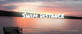 common triathlon swim distances conversions tgb training