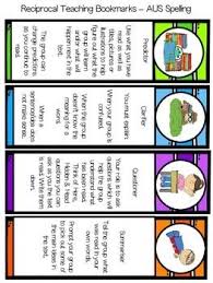 Free Reciprocal Reading Bookmarks By Mrs N Reciprocal Reading Reciprocal Teaching Reading Bookmarks